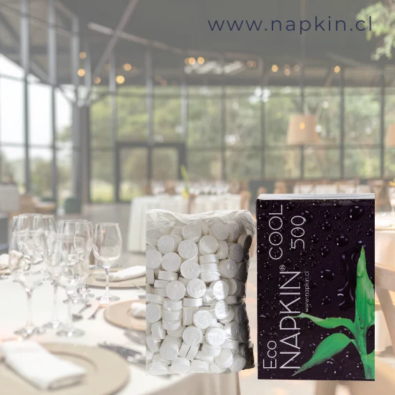 Eco NAPKIN COOL 500 (box con 500 unidades de Eco NAPKIN)