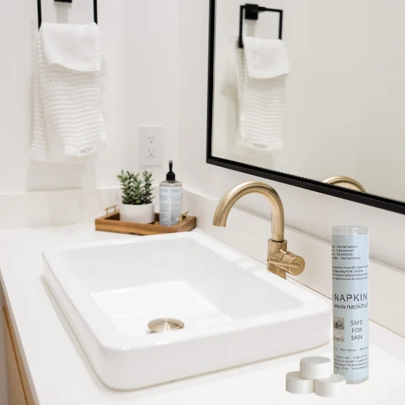 10 Eco NAPKIN COOL (Tubo Recargable con 10 unidades de Eco NAPKIN)