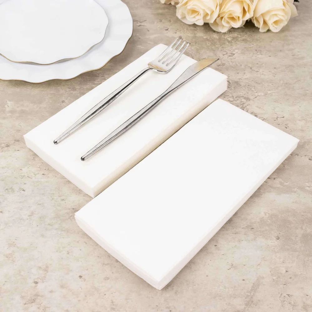 Servilletas High Quality 40x33 Cm. 1/6 Fold Blancas Bag 100 Un. - Imagen 5