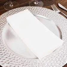 Servilletas Premium H.Q. 40x40 Cm. 1/8 Fold Blancas Bag 100 Un. - Imagen 7