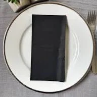 Servilletas High Quality 40x33 Cm. 1/6 Fold Negras Bag 100 Un. - Imagen 4